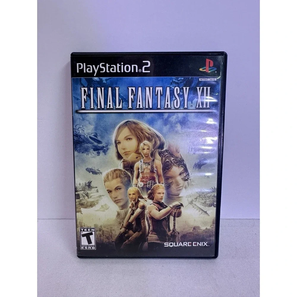 Final Fantasy XII - Sony Playstation 2 PS2 Tested w/Strategy Guide Square Enix